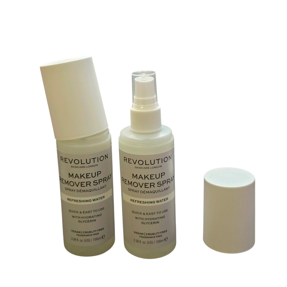 Revolution Makeup Remover Spray - REFRESHING WATER 2 Pc